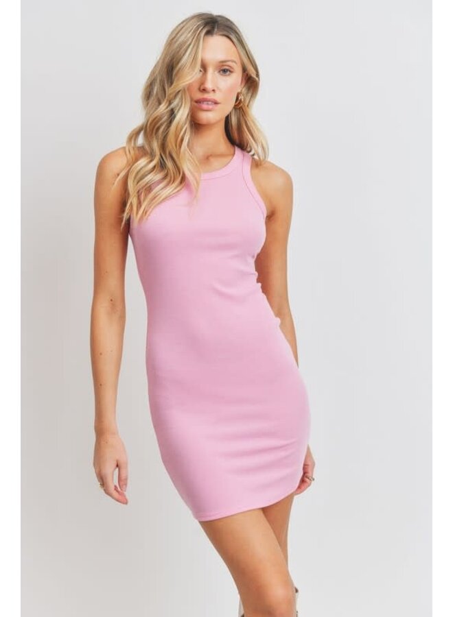 ALLI ROUND NECK MINI DRESS