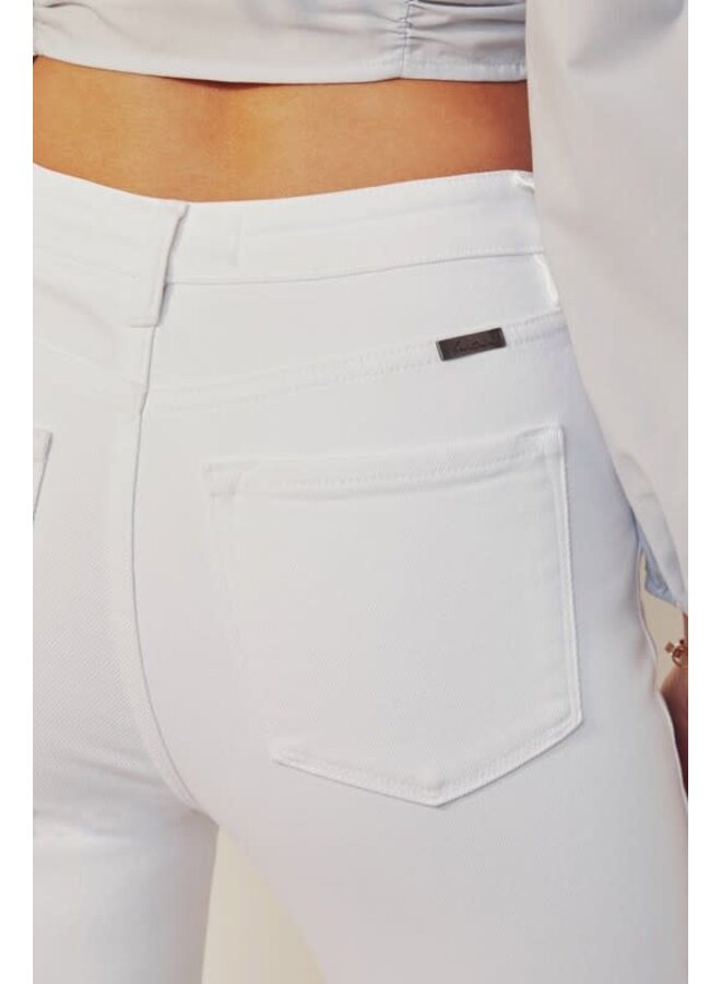 KYLIE HIGH RISE WHITE SKINNY