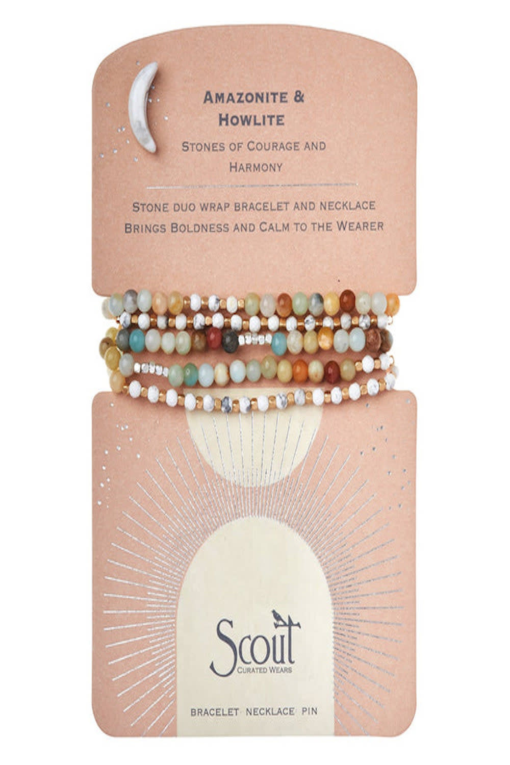 Howlite 2024 stone necklace