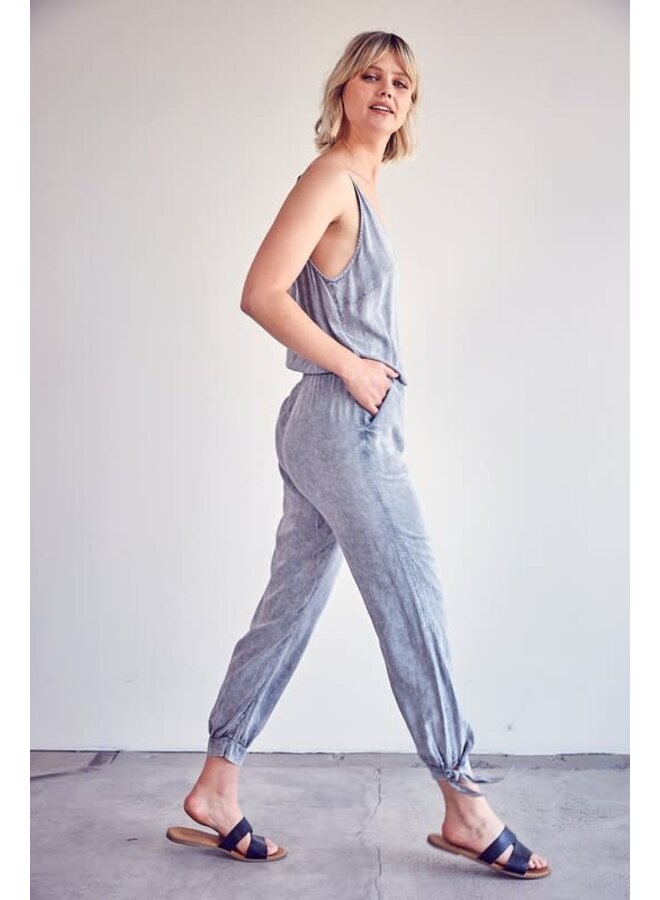 TIMOTHY HALTER SLEEVELESS JUMPSUIT