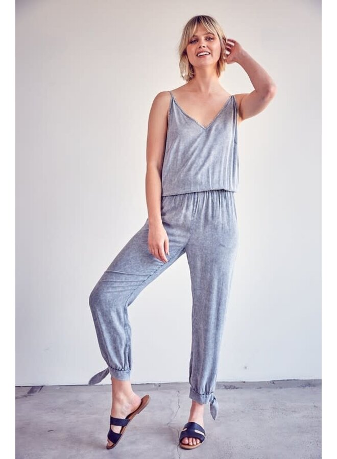 TIMOTHY HALTER SLEEVELESS JUMPSUIT