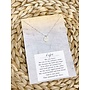 STERLING SILVER HOPE PENDANT NECKLACE