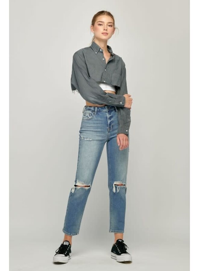 ZOEY HIGH RISE MOM JEAN