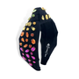 ALL THE GEMS KNOT HEADBAND RAINBOW
