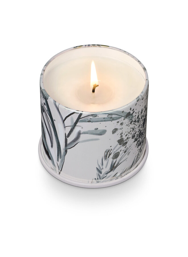 WINTER WHITE VANITY TIN CANDLE 11.8OZ 50 HOUR BURNTIME
