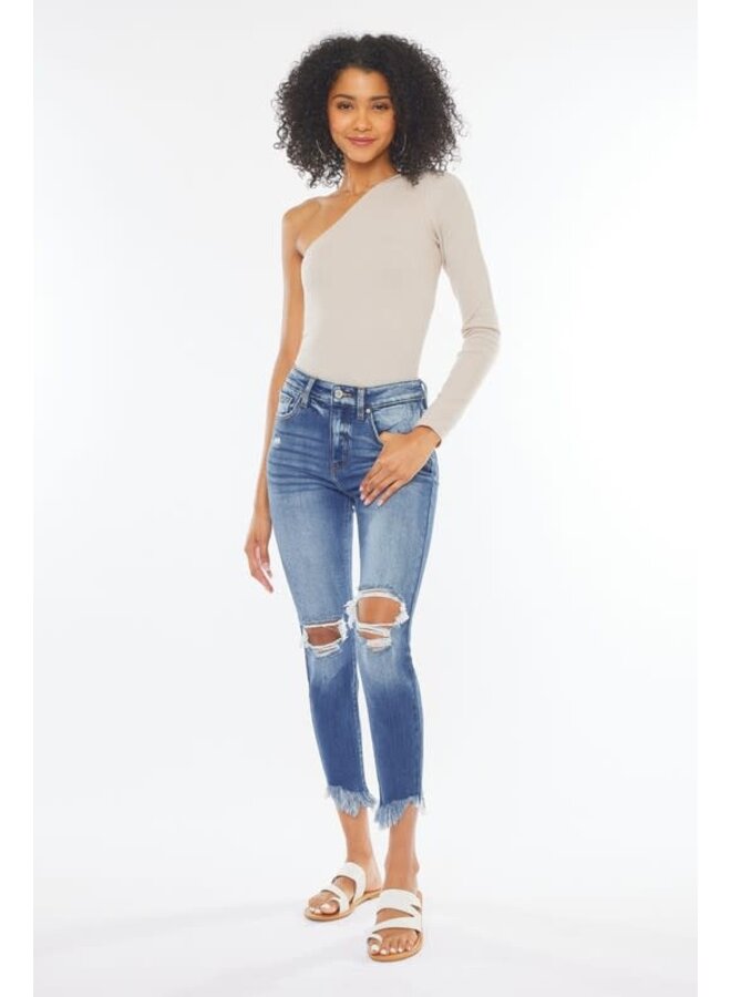 NADINE HIGH RISE ANKLE SKINNY