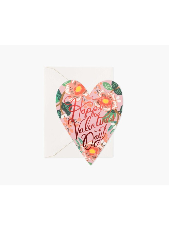 HEART BLOSSOM VALENTINES CARD