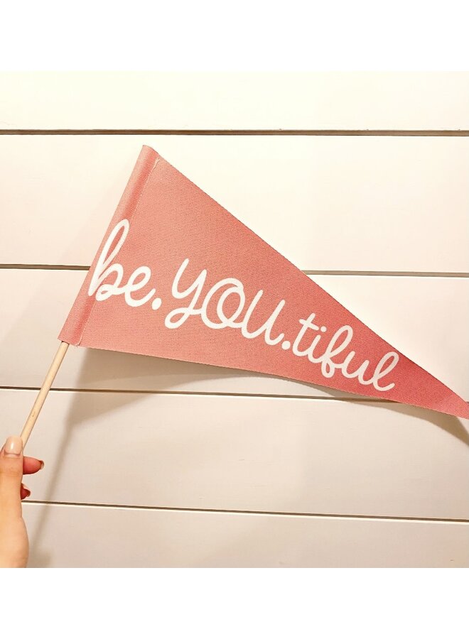 BE.YOU.TIFUL PENDANT BANNER 14.5 X 7
