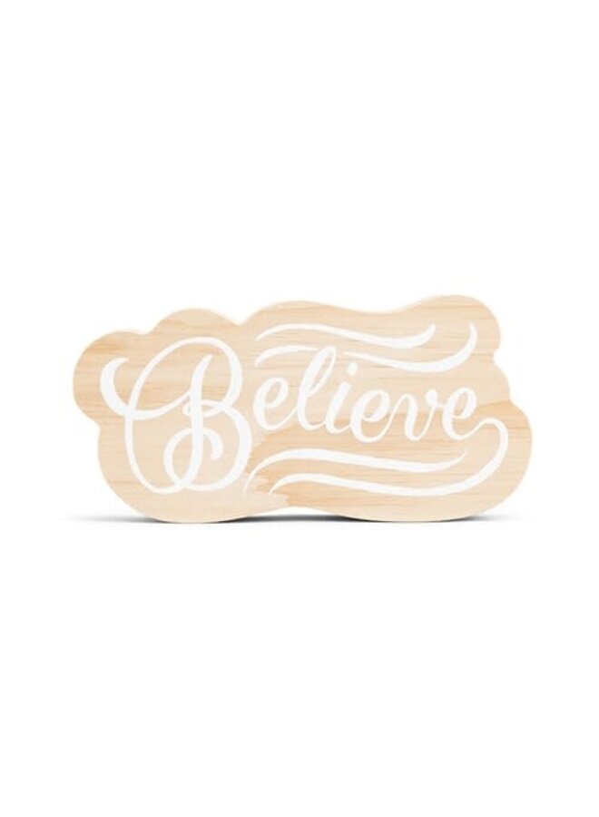 BELIEVE WOOD ART