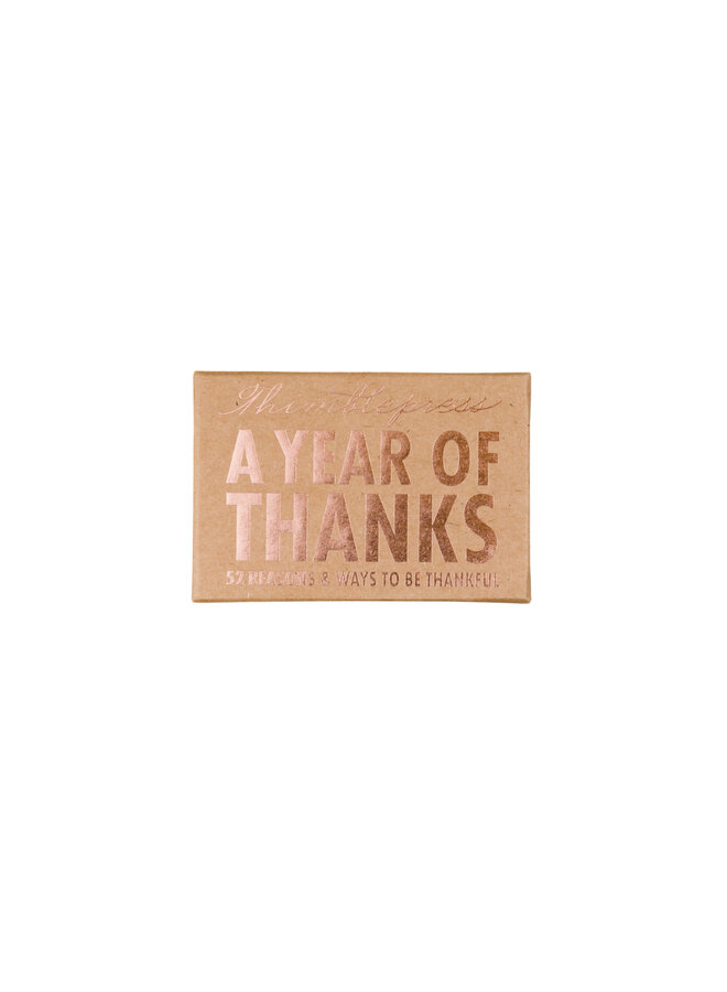 THIMBLE PRESS A YEAR OF THANKS CARDS 4X6