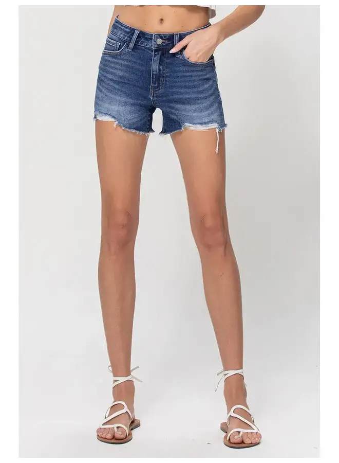 CHARMING MID RISE STRETCH SHORTS