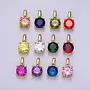 14K GF BIRTHSTONE CZ CHARM