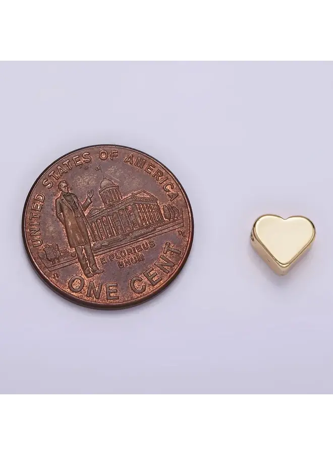 14K GF HEART SPACER BEAD