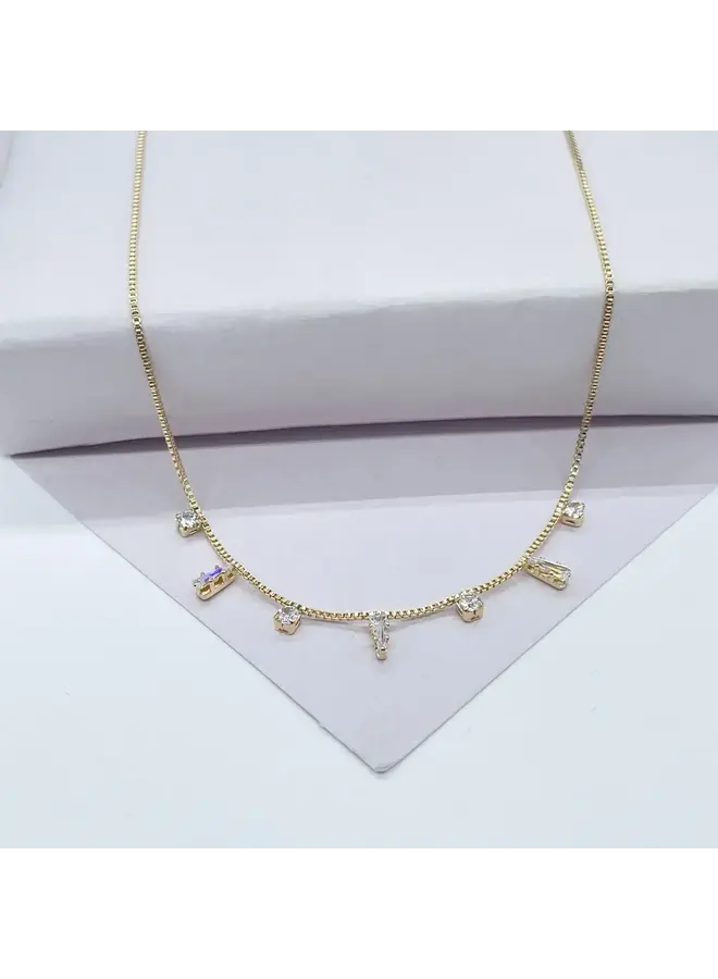 18K GF JASPER NECKLACE