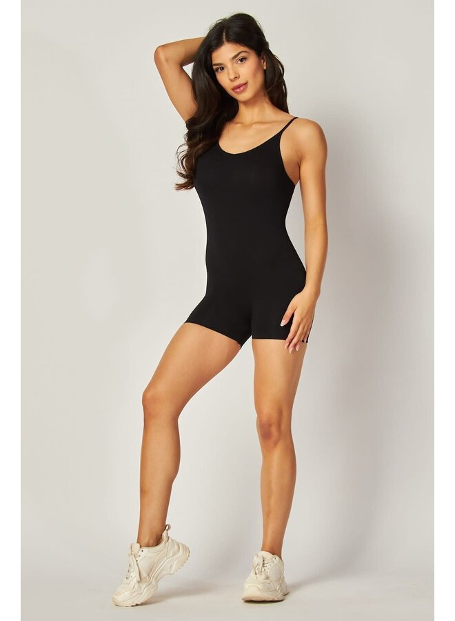 RUNNING ERRANDS RIBBED ROMPER
