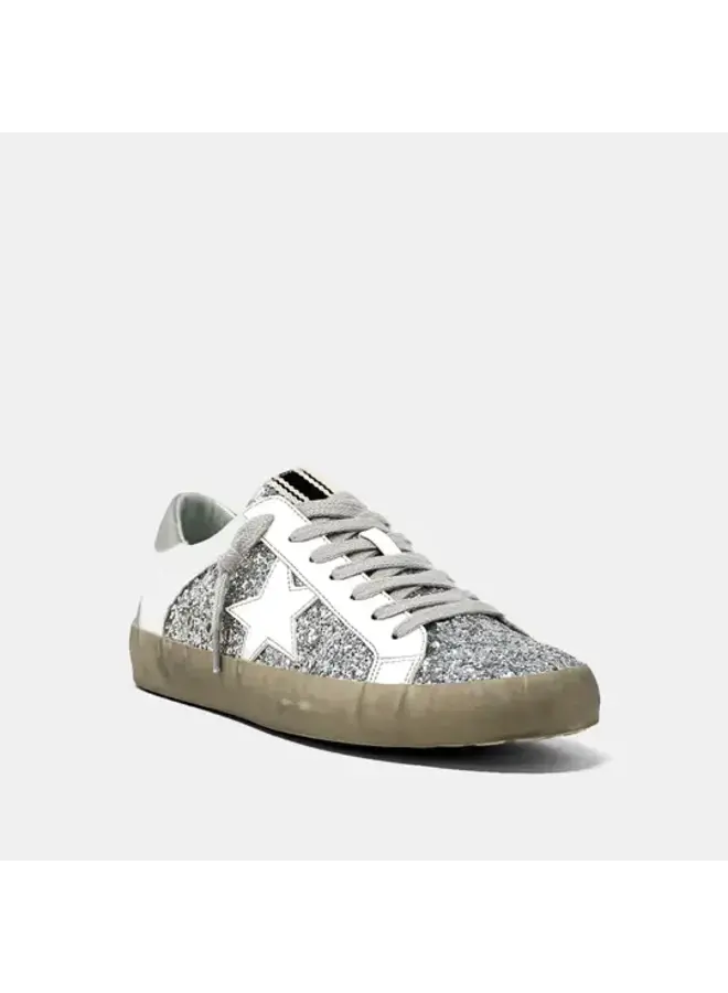 PARIS SILVER SPARKLE SNEAKER