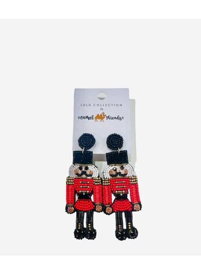 NUTCRACKER BEADED EARRING