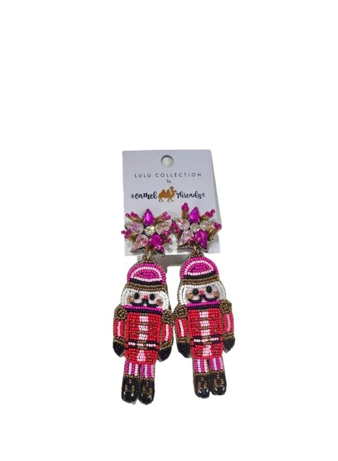 NUTCRACKER BEADED EARRING