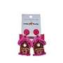 GINGERBREAD HOUSE BEADED EARRING