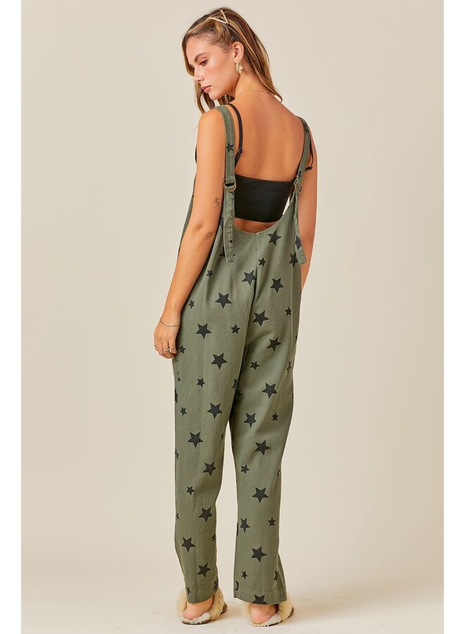 ASTRAL FORREST DENIM JUMPSUIT