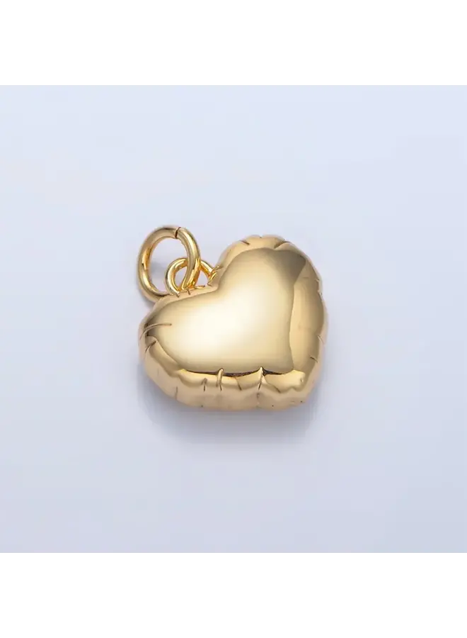 24K GF BALLOON HEART CHARM