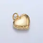 24K GF BALLOON HEART CHARM