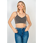 VEGAS PEARL AND STONE MESH TOP