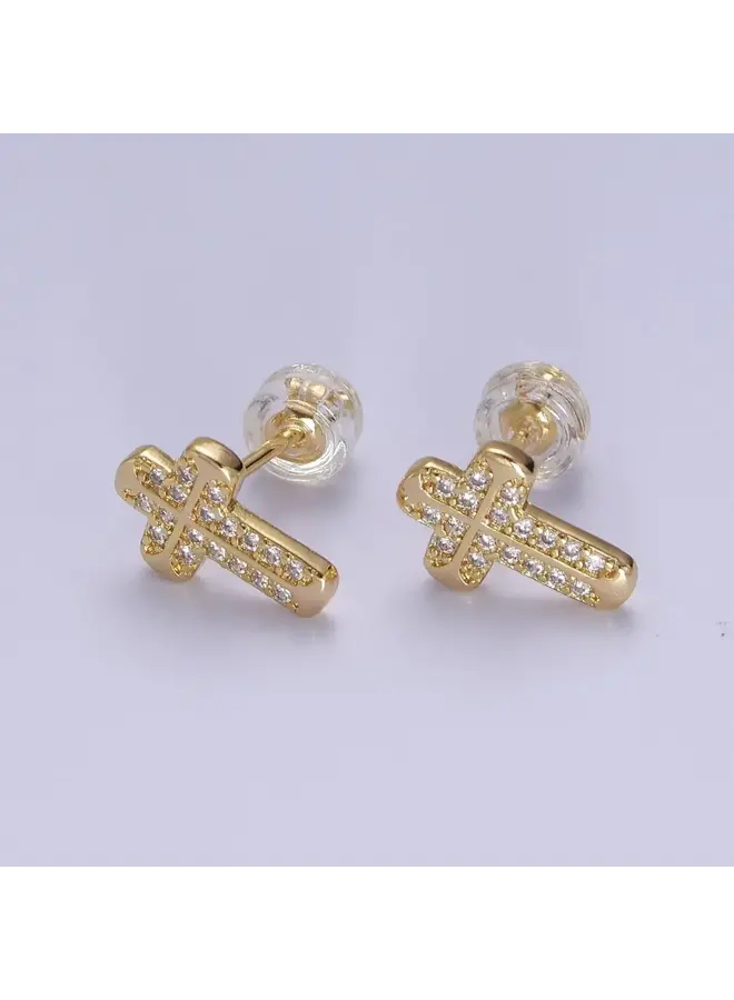 LUCY CROSS STUD