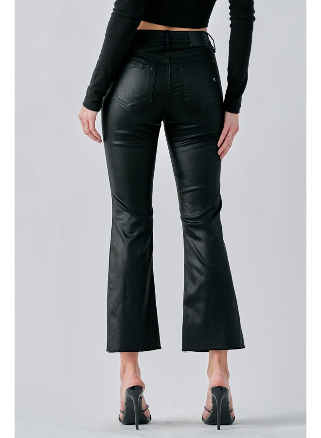 HAPPI COATED CROPPED FLARE