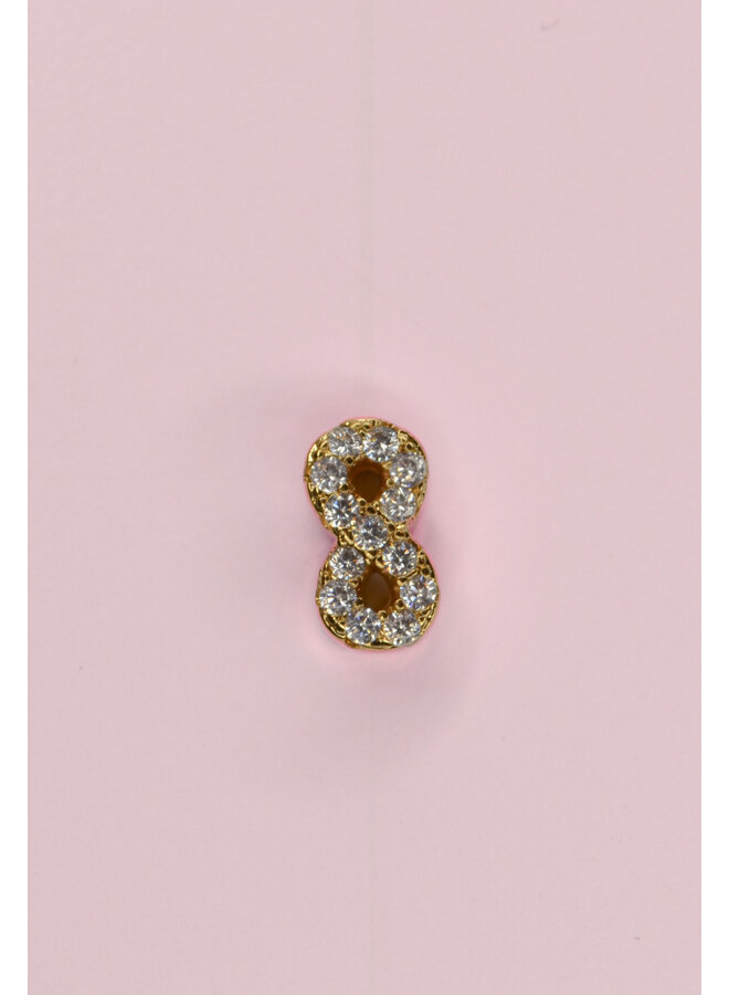 18KGF SLIDE NUMBER CHARM