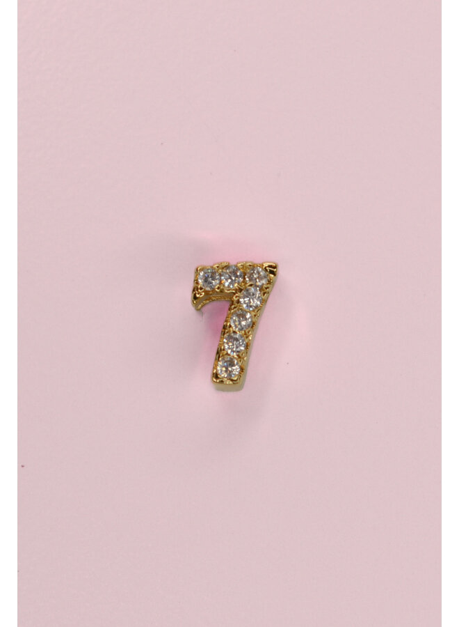 18KGF SLIDE NUMBER CHARM