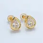 AYLA 24KGF TEARDROP STUD EARRINGS