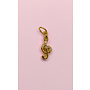 24KGF TREBLE MUSIC NOTE CHARM