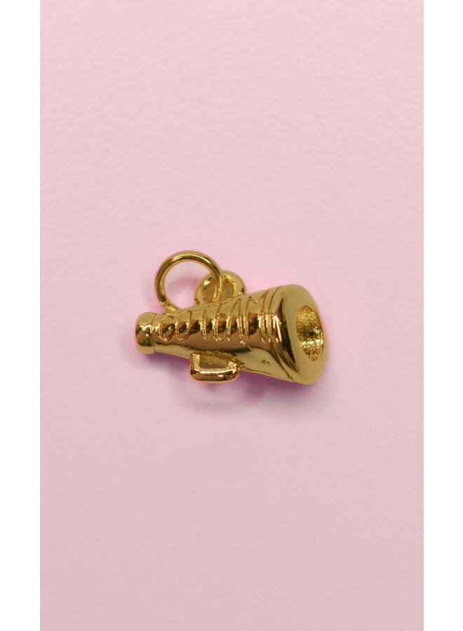 24KGF "GO TEAM" MEGAPHONE CHARM