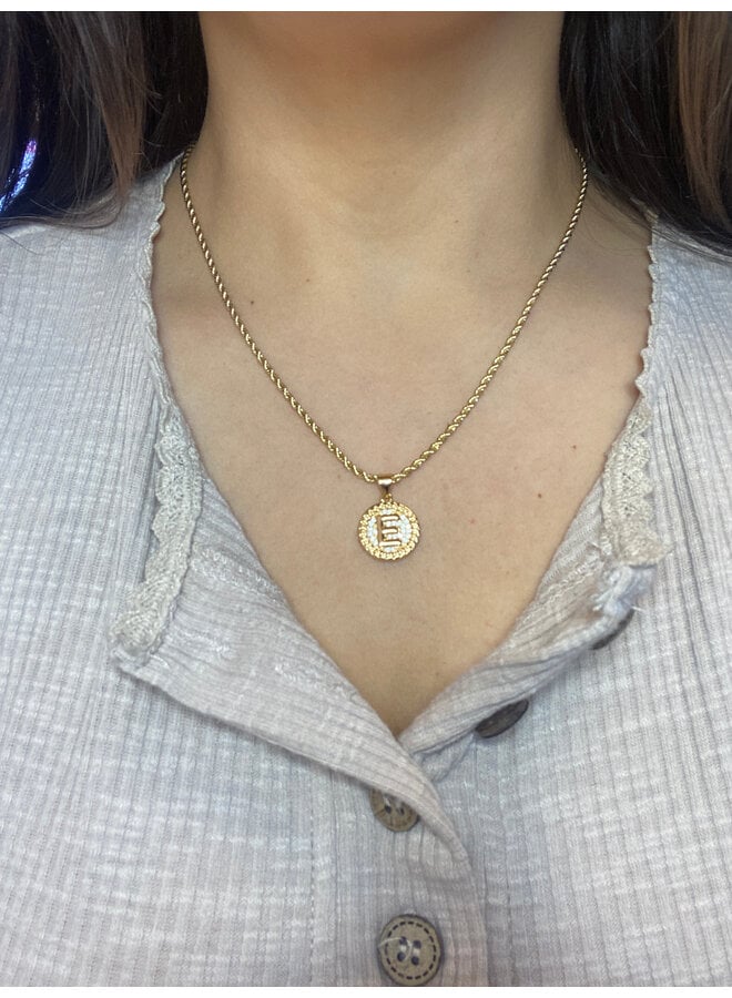 CHEYENNE 24KGF COIN NECKLACE