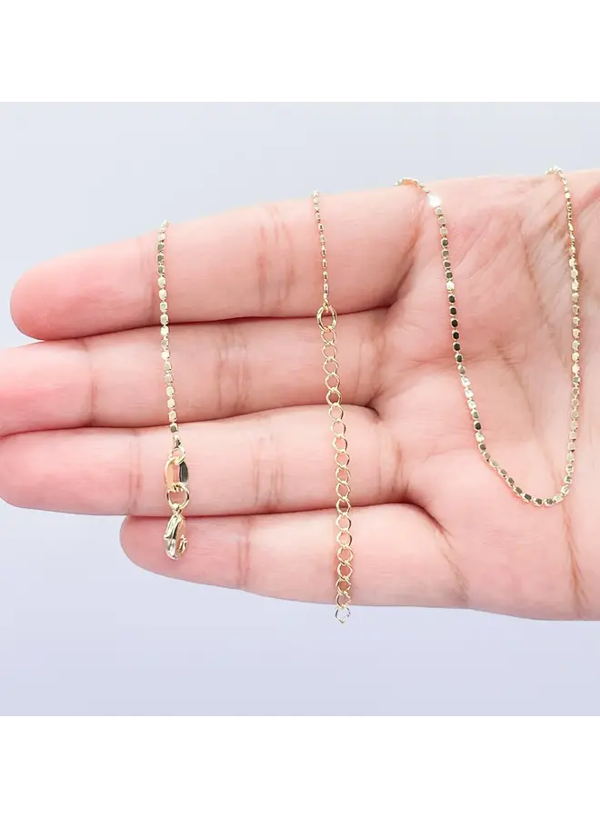 CALISTA 18KGF LAYERING CHAIN