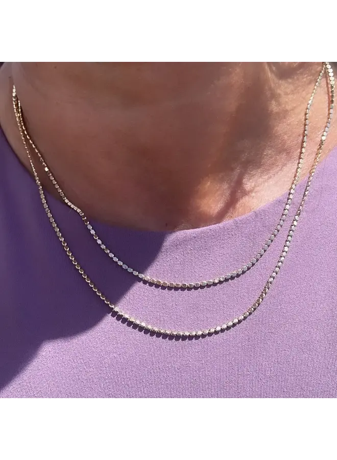 CALISTA 18KGF LAYERING CHAIN