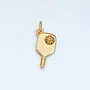 24KGF CZ PICKLEBALL CHARM
