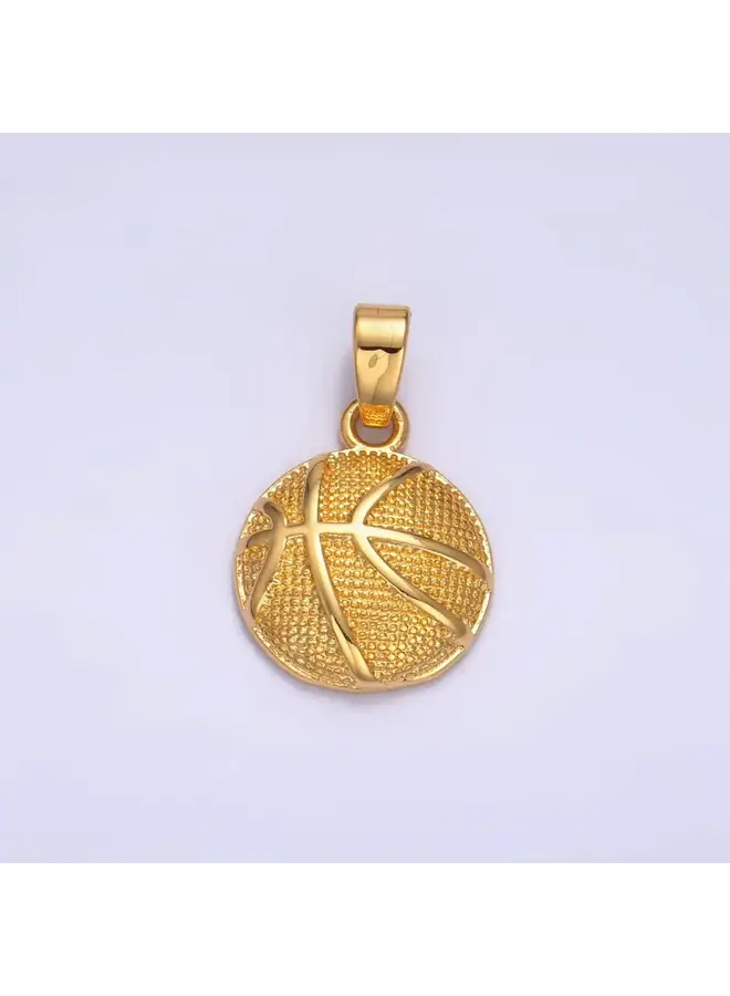 24KGF BASKETBALL CHARM
