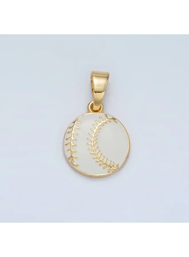 24KGF BASEBALL CHARM