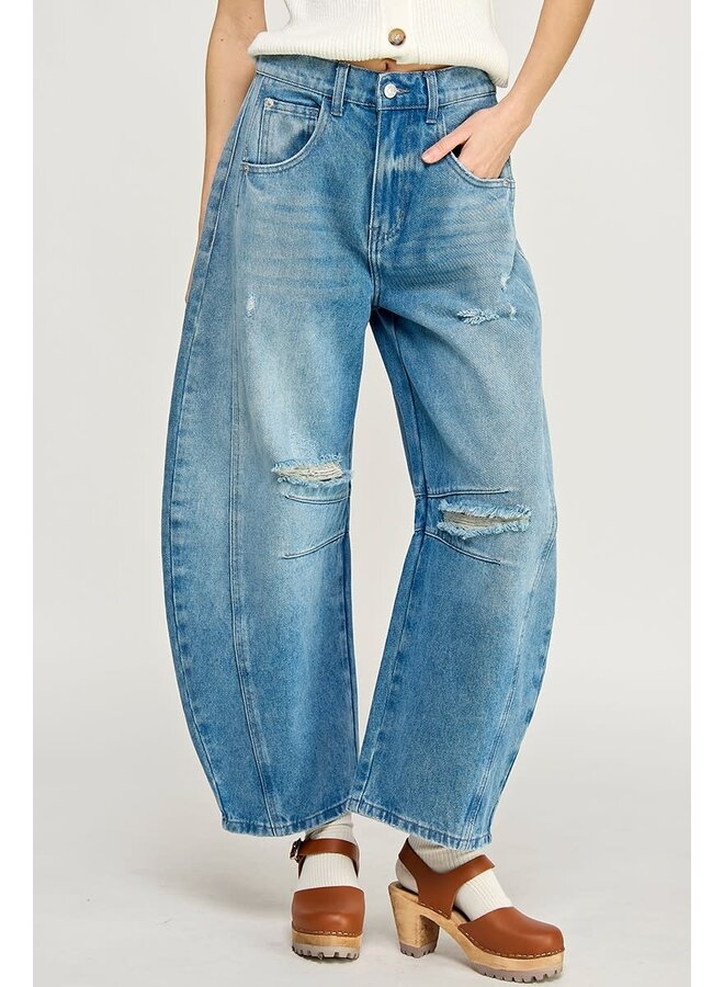 PIPPIN BARREL JEANS