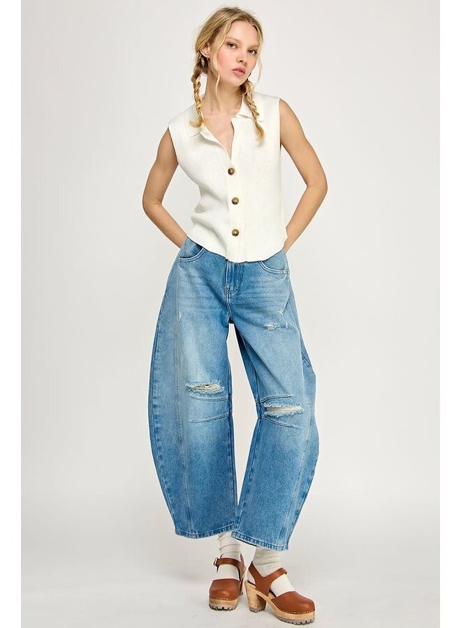 PIPPIN BARREL JEANS
