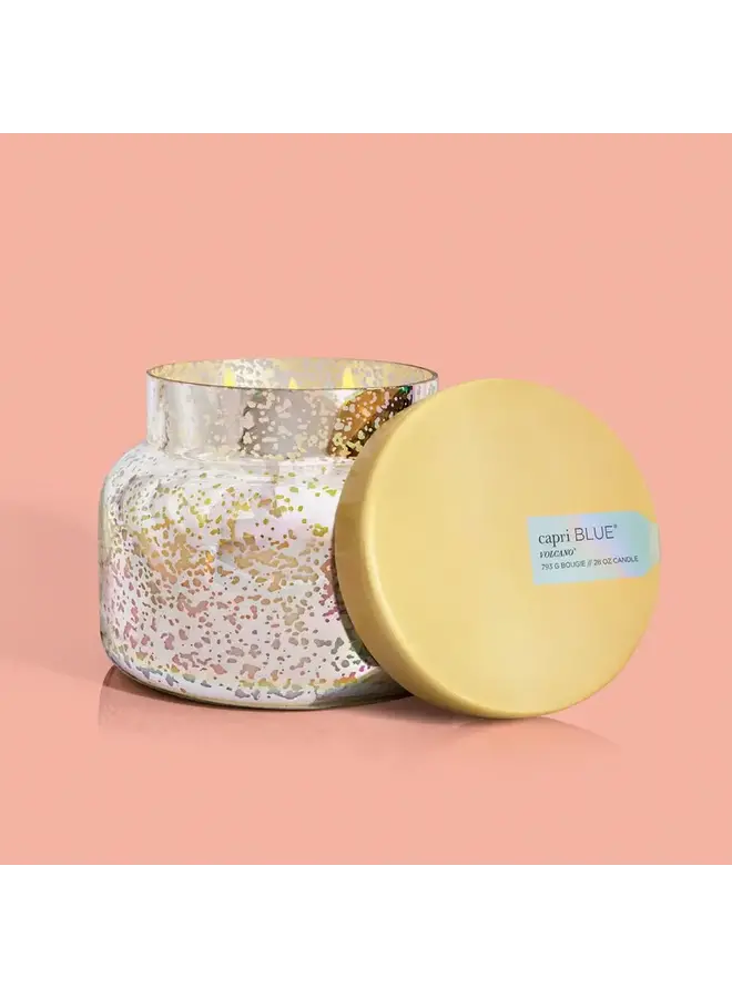 VOLCANO MERCURY IRIDESCENT JAR CANDLE 28OZ