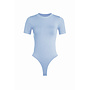 BABY BLUE LETTY SMOOTH TEE BODYSUIT ONE SIZE