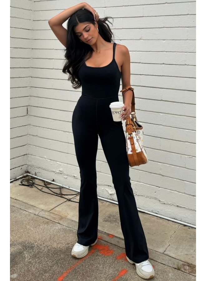 SOOO FLARED LEG JUMPSUIT