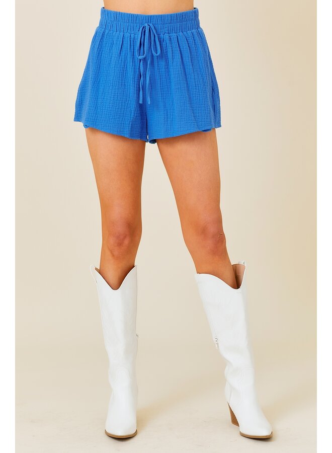 TEAGAN SHORTS - AZURE