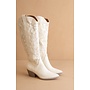 THE SAMARA EMBROIDERED TALL BOOT-WHITE