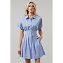 FANNIE STRIPED MINI DRESS