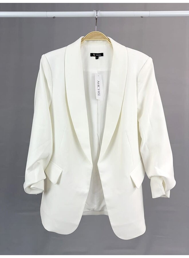 IT'S ANYTHING BUT CASUAL BLAZER OFF-WHITE