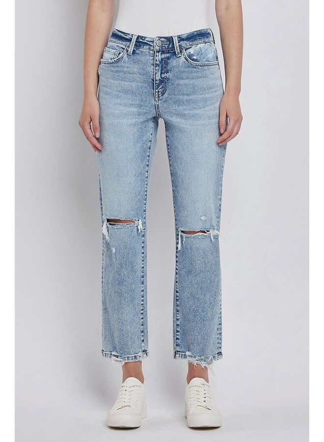 ALEXIAH HIGH RISE STRAIGHT JEAN